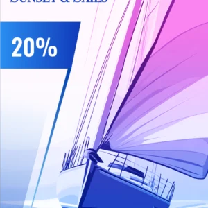 Sunset and sails. Gift Card 20% off